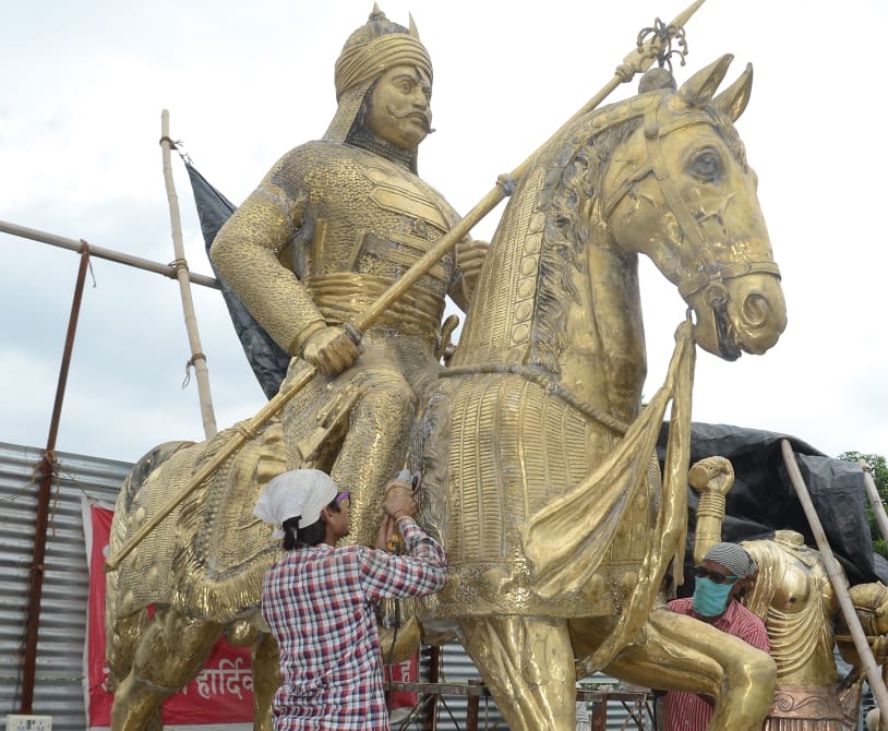अयोध्या में लगेगी जयपुर में बनी महाराणा प्रताप की अष्टधातु की प्रतिमा
