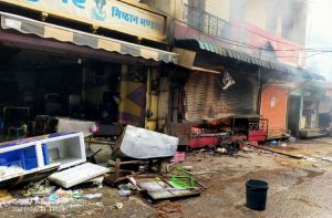 राजस्थान के छबड़ा में मुस्लिम उपद्रवियों ने हिन्दुओं की दर्जनों दुकानों को लूटा और जलाया